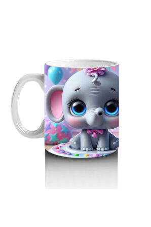 Çocuklara Sütü Sevdiren Kovboy Kurbağa Macerası Kupa Bardak