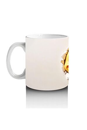 Çocuklara Sütü Sevdiren Neşeli Patlayan Yüz Kupa Bardak