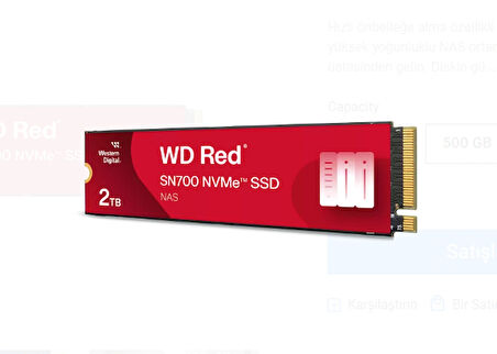 WD Red SN700 2TB NVMe M2 SSD (3400-2900)