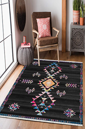 Homier Westa Kalitesi Yıkanabilir Kaymaz Taban Antibakteriyel Kilim Ve Yolluk H-OT-4209C