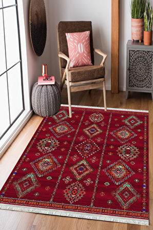 Homier Westa Kalitesi Yıkanabilir Kaymaz Taban Kilim Ve Yolluk H-OT-4235