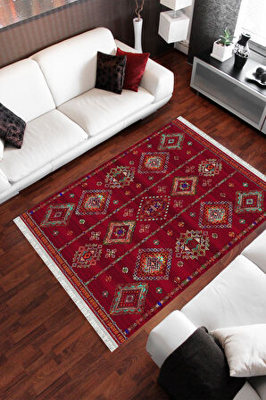 Homier Westa Kalitesi Yıkanabilir Kaymaz Taban Kilim Ve Yolluk H-OT-4235