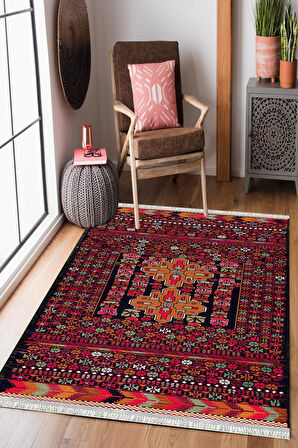 Homier Westa Kalitesi Yıkanabilir Kaymaz Taban Kilim Ve Yolluk H-OT-4246