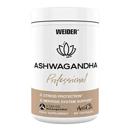 Weider Ashwagandha Professional – 120 caps