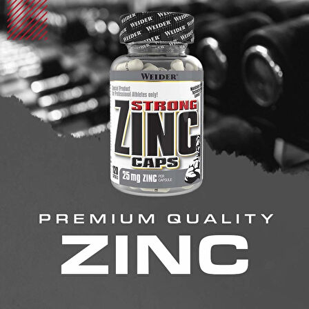 WEİDER Strong Zinc Caps – 120 caps