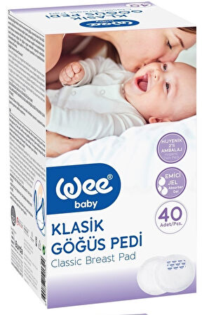 Wee Baby Klasik Göğüs Pedi (40 Lı) Wee132