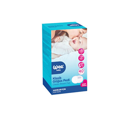 Wee Baby Klasik Göğüs Pedi (40 Lı) Wee132