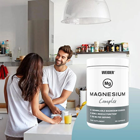 WEİDER Magnesium (Magnezyum) Zma Complex – 120 caps