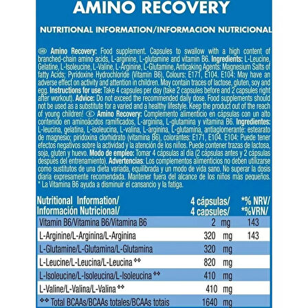 Weider Victory Endurance Amino Recovery (Bcaa+Arginine+Glutamin) 120Cap.