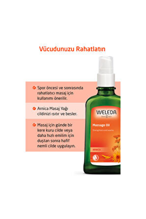 Weleda Arnica Masaj Yağı Anne Çatlak Yağı 100 ml