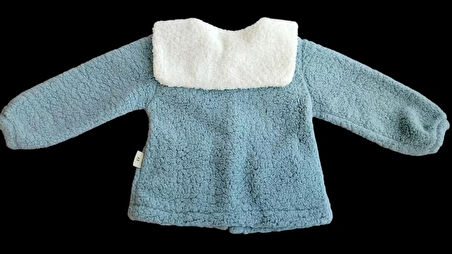 KIZ ÇOCUK KUZU WELSOFT NAKIŞLI  ARKASI ATKILI HIRKA YUMUŞAK DOKULU