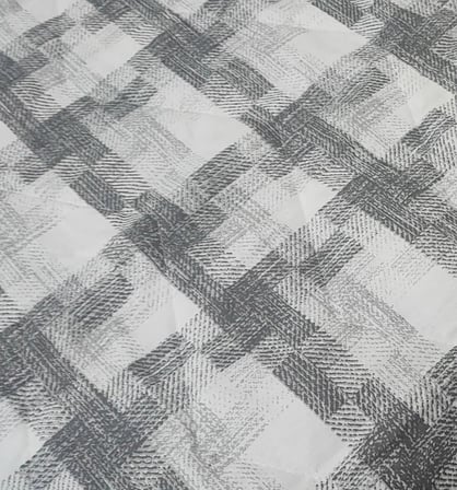 Tek Kişilik Elyaf Dolgulu Kapitone Ekoseli Gri Çok Amaçlı Yatak Örtüsü (155x215 cm) Çift Taraflı