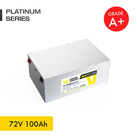 72V 100Ah LiFePO4 Platinum Series Bluetooth'lu Lityum Demir Fosfat Akü 