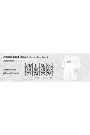 Oversize Panda Baskılı Beyaz Tshirt