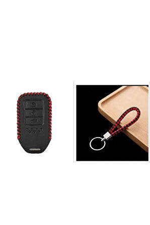 Honda City Civic Crv Accord Hrv Deri Anahtar Koruma Kılıf Ve Örgü Anahtarsız Çaliştırmaya Uygundur