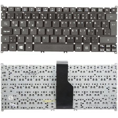 Acer TravelMate B113, TMB113-E, TMB113-M Uyumlu Klavye Tuş Takımı Tuş Seti Siyah Türkçe