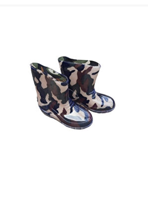 Desenli Çocuk Çizmeleri Astarsiz 3