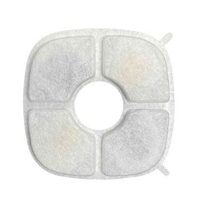 Haustier WF013 Otomatik Seramik Kedi Su Sebili Için Filtre Seti (4 Adet)