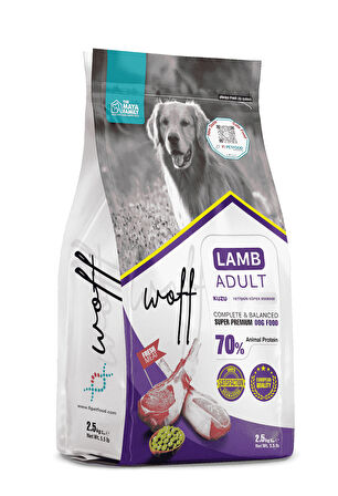 PETLOVEBUTİK KUZU YETİŞKİN 2.5KG AZ TAHILLI TÜM IRKLAR İÇİN PREMİUM KÖPEK MAMASI