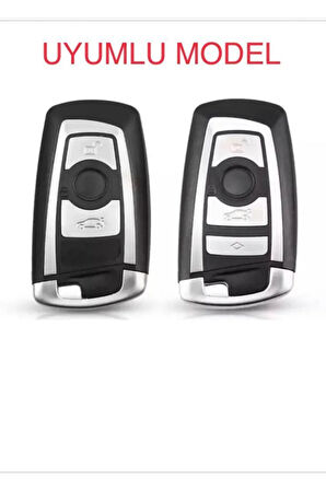 Bmw F30 F32 F10 F20 Uyumlu Anahtar Koruma Kılıfı 2.resime Bakınız Gümüş Renk