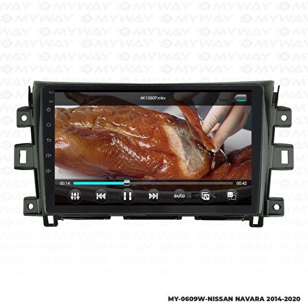 Araç Multimedya Nissan Navara Android 12 Carplay 4Gb Ram + 64Gb Hdd 2014-2020 Navigasyon Ekran MYW