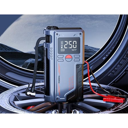 Kamp Malzemesi Mobil Enerji Jump Starter Powerbank 4'ü 1 Arada Şarjlı Akü Takviye Cihazı 1000A