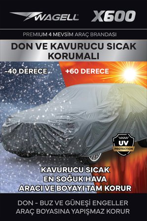 Ford Kuga - X600 KLİPSLİ 4 MEVSİM  Araba brandası - oto çadır örtü