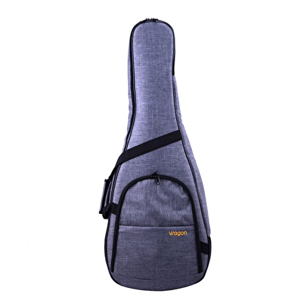 Wagon Case 03 Serisi Gri Akustik Gitar Taşıma Çantası