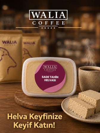 Sade Rafine Şekersiz El Yapımı Taze Tahin Helvası  300gr