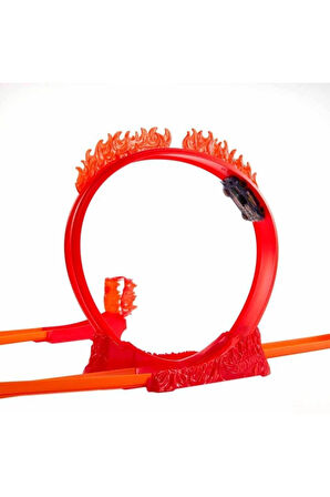 Track Builder Alev Temalı Akrobasi Seti