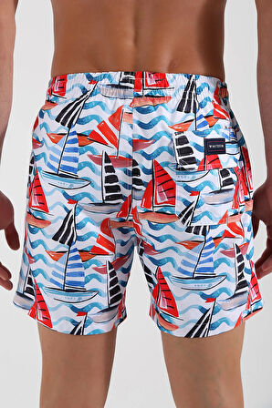 White Yatching Deniz Şortu