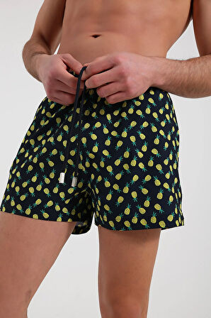 Yellow Ananas Erkek Deniz Şortu