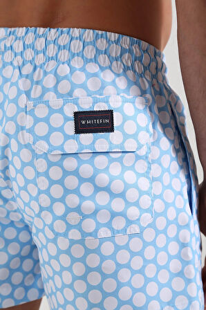 Blue Round Erkek Deniz Şortu