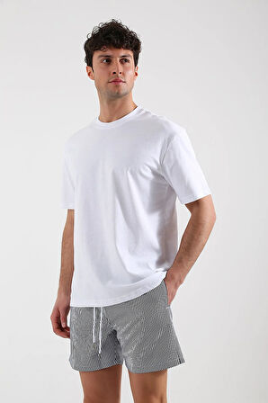 Unisex Basic Beyaz T-shirt