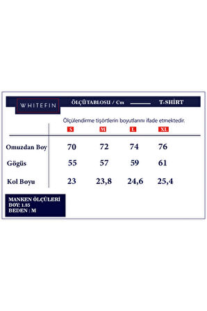 Unisex Basic Beyaz T-shirt