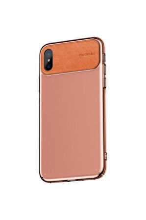 Comfortable Series Apple iPhone Xs Max uyumlu Kılıf Turuncu