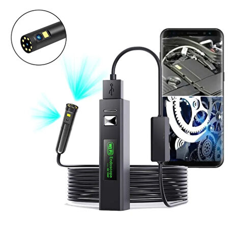 Wifi 10 MT 3 Lensli Yılan kamera TÜRKİYEDE İLK