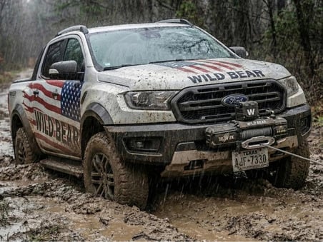 WILDBEAR 12500LB SENTETİK HALATLI VİNÇ