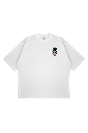 Unisex Oversize WILLI WONKA TV SHOW Baskılı Boxy Fit Kalın Kumaşlı (240gsm) T-shirt
