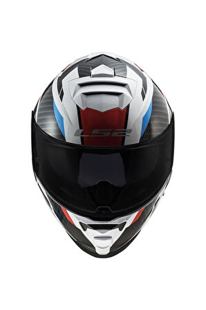 Unisex Storm 2 Racer Mavi-kırmızı 2 Cam Kask