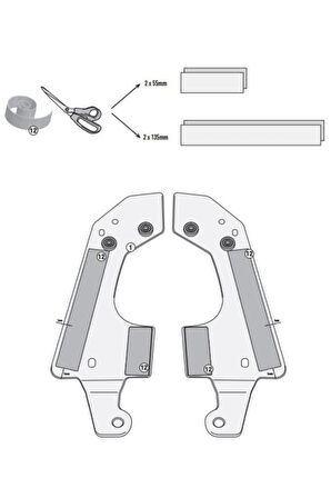 Sr5109 Bmw F800gt (13-20) - F800r (09-20) - F800st (06-16) Arka Çanta Taşıyıcı