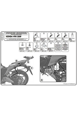 Plx209 Honda Vfr 1200f (10-16) Yan Çanta Tasıyıcı