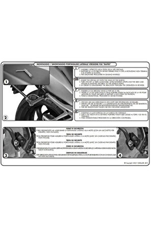Yan Çanta Taşıyıcı Plr6401 Trıumph Tıger 800 - Tıger 800 Xc - Tıger 800 Xr (11-16)