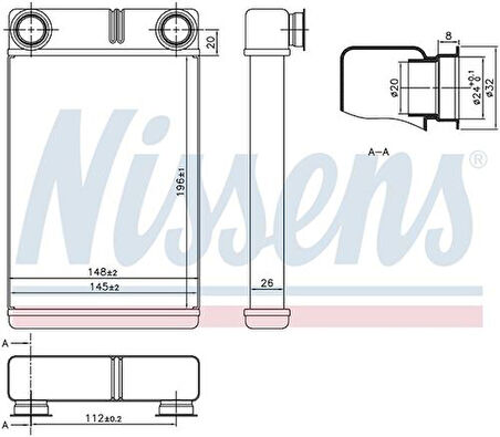 Wisco 1618446 Kalorifer Radyatörü Brazing Mt-At Mokka 1.6 CDTI 1618446