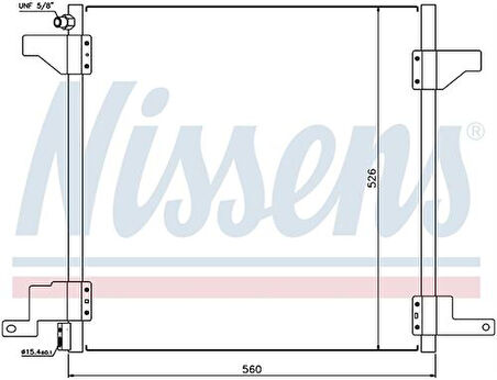 Wisco 1638300070 Klima Radyatörü Mt-At 560X526mm 1638300070