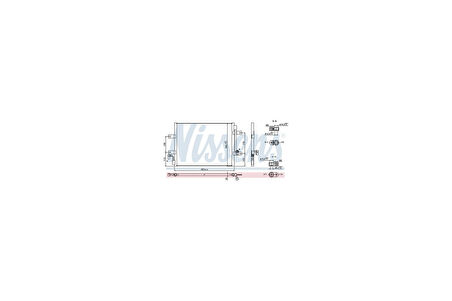 Wisco 51722816 Klima Radyatörü Mt 450X350X16mm 51722816