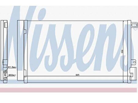 Wisco 51785214 Klima Radyatörü Mt 608X350mm 51785214