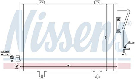 Wisco 7700414103 Klima Radyatörü Mt-At 510X376X16mm 7700414103