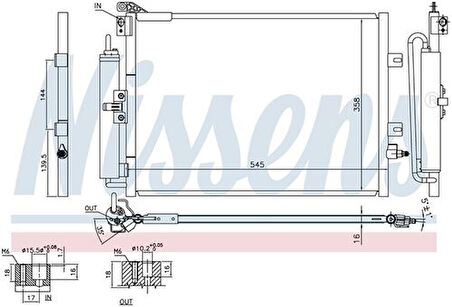 Wisco 8200688392 Klima Radyatörü Mt 545X358mm 8200688392