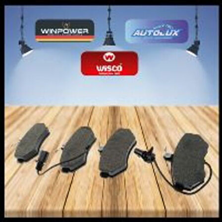Wisco 8E0698151B Fren Balatası Ön Fişli 8E0698151B